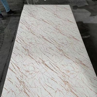 Chinesischer Hersteller 1220x2440mm 3mm PVC Marmor UV Beschichtung Wandplatte