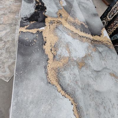 Hochdichte PVC-Schaum 1220*2440 Marmor PVC-Blatt UV Wasserdichtes UV-Board