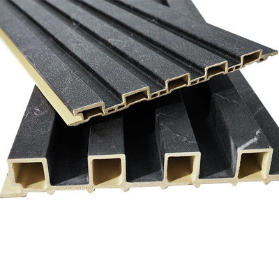 Moderne Innenausstattung Louver Dekorative 3d Fluted Wpc Wandplatten für Wand oder Decke und Indoor TV PVC-Bedeckung