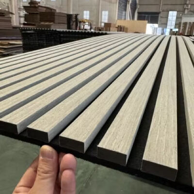 Qualität Flammhemmende Akupanel umweltfreundliche Wand-Deckenpaneele, schalldichte Akustik-Lamellenbretter für Hotel-, Theater- und Wohnzimmer usine