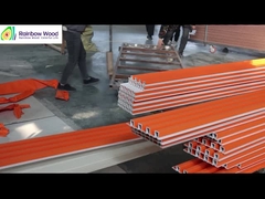 Innenholz-Plastik-Verbundverkleidung Fluted Wandbrett Wpc Innenwandplatte