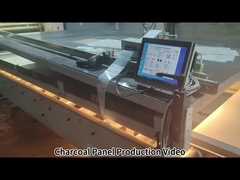 Video zur Produktion von Holzkohleplatten