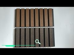 Flügelwandplatten Verkleidung aus Holz Kunststoff Verbundwerkstoff WPC Wanddeckenplatten Lackierte Holzfolie