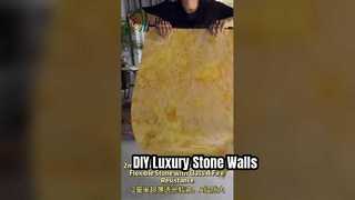 Flexible Wandpaneele aus weichem Stein, einfache DIY-Installation
