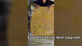 Flexible Wandpaneele aus weichem Stein, einfache DIY-Installation